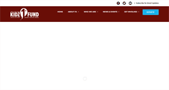 Desktop Screenshot of kidz1stfund.com